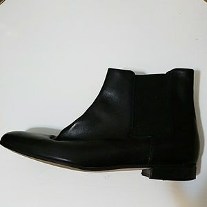 Black j crew chelsea boots